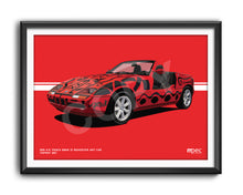 Load image into Gallery viewer, Landscape Illustration 1991 A.R. Penck BMW Z1 Roadster Art Car Toprot 257