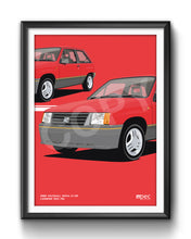 Load image into Gallery viewer, Illustration 1986 Vauxhall Nova 1.3 SR Carmine Red 76L