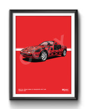 Load image into Gallery viewer, Illustration 1991 A.R. Penck BMW Z1 Roadster Art Car Toprot 257