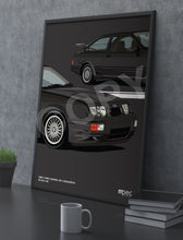 Load image into Gallery viewer, Illustration 1987 Ford Sierra RS Cosworth Black A6
