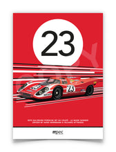 Load image into Gallery viewer, Illustration 1970 Salzburg Porsche 917 KH Coupé