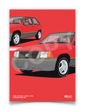 Load image into Gallery viewer, Illustration 1986 Vauxhall Nova 1.3 SR Carmine Red 76L