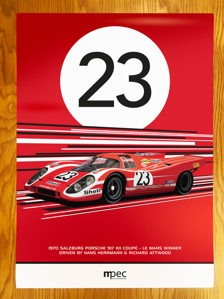 First sale of Salzburg Porsche 917 Poster