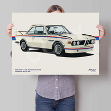 Load image into Gallery viewer, 1973 BMW 3.0 CSL Batmobile Coupé in Chamonix White