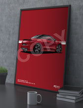 Load image into Gallery viewer, Illustration 2014 Peugeot RCZ R in Moroccan Red