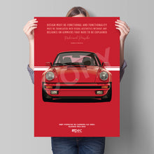 Load image into Gallery viewer, Illustration 1987 Porsche 911 Carrera 3.2 (930) Guards Red 84A - Quote