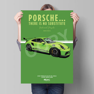 Illustration 2018 Porsche 911 GT3 RS Lizard Green M6B (991.2) - Quote