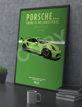 Load image into Gallery viewer, Illustration 2018 Porsche 911 GT3 RS Lizard Green M6B (991.2) - Quote