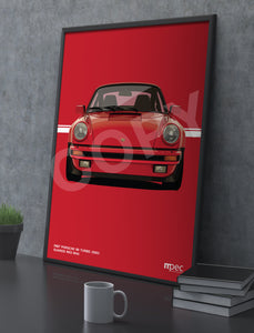 Illustration 1987 Porsche 911 Turbo (930) Guards Red 84A