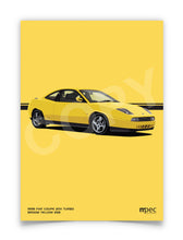 Load image into Gallery viewer, Illustration 1998 Fiat Coupe 20V Turbo Broom Yellow 258