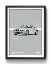 Load image into Gallery viewer, Illustration 2001 BMW Z3 2.2 Roadster Titan Silver 354