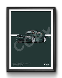 Illustration 2001 BMW Z3 3.0 Sport Roadster Oxford Green II 430