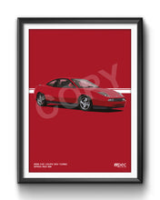 Load image into Gallery viewer, Illustration 1998 Fiat Coupe 20V Turbo Speed Red 168