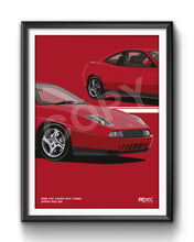 Load image into Gallery viewer, Illustration 1998 Fiat Coupe 20V Turbo Speed Red 168