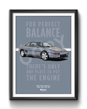Load image into Gallery viewer, Illustration 1992 Toyota MR2 GT-i Steel Mist Grey