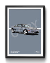 Load image into Gallery viewer, Illustration 1992 Toyota MR2 Turbo Steel Mist Grey
