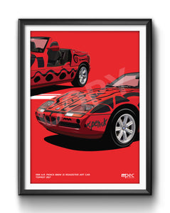 Illustration 1991 A.R. Penck BMW Z1 Roadster Art Car Toprot 257