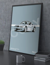 Load image into Gallery viewer, Illustration 2000 BMW Z3 2.8 Roadster Arctic Silver 309