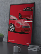Load image into Gallery viewer, Illustration 1998 Fiat Coupe 20V Turbo LE Speed Red 168
