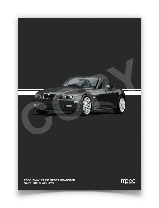 Illustration 2002 BMW Z3 2.2 Roadster Sapphire Black 475