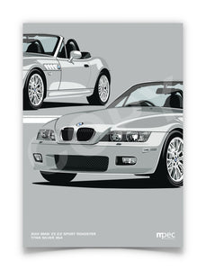 Illustration BMW Z3 2.2 Roadster Titan Silver 354