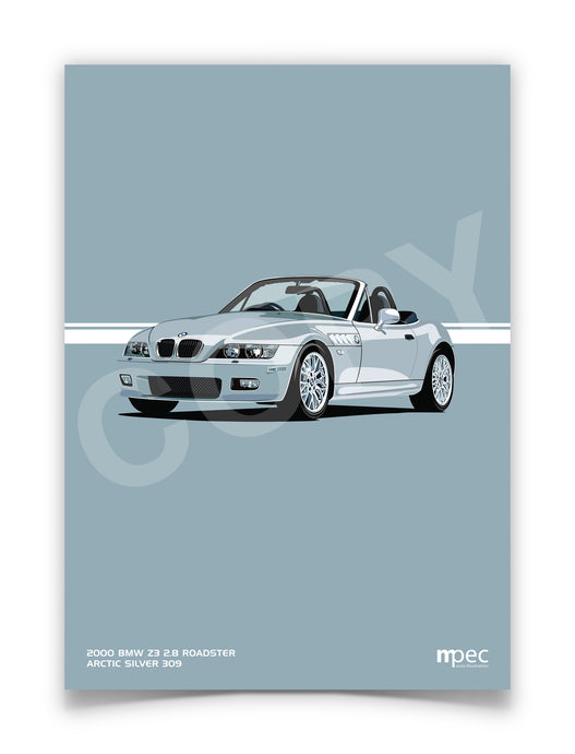 Illustration 2000 BMW Z3 2.8 Roadster Arctic Silver 309