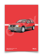 Load image into Gallery viewer, Illustration 1986 Vauxhall Nova 1.3 SR Carmine Red 76L