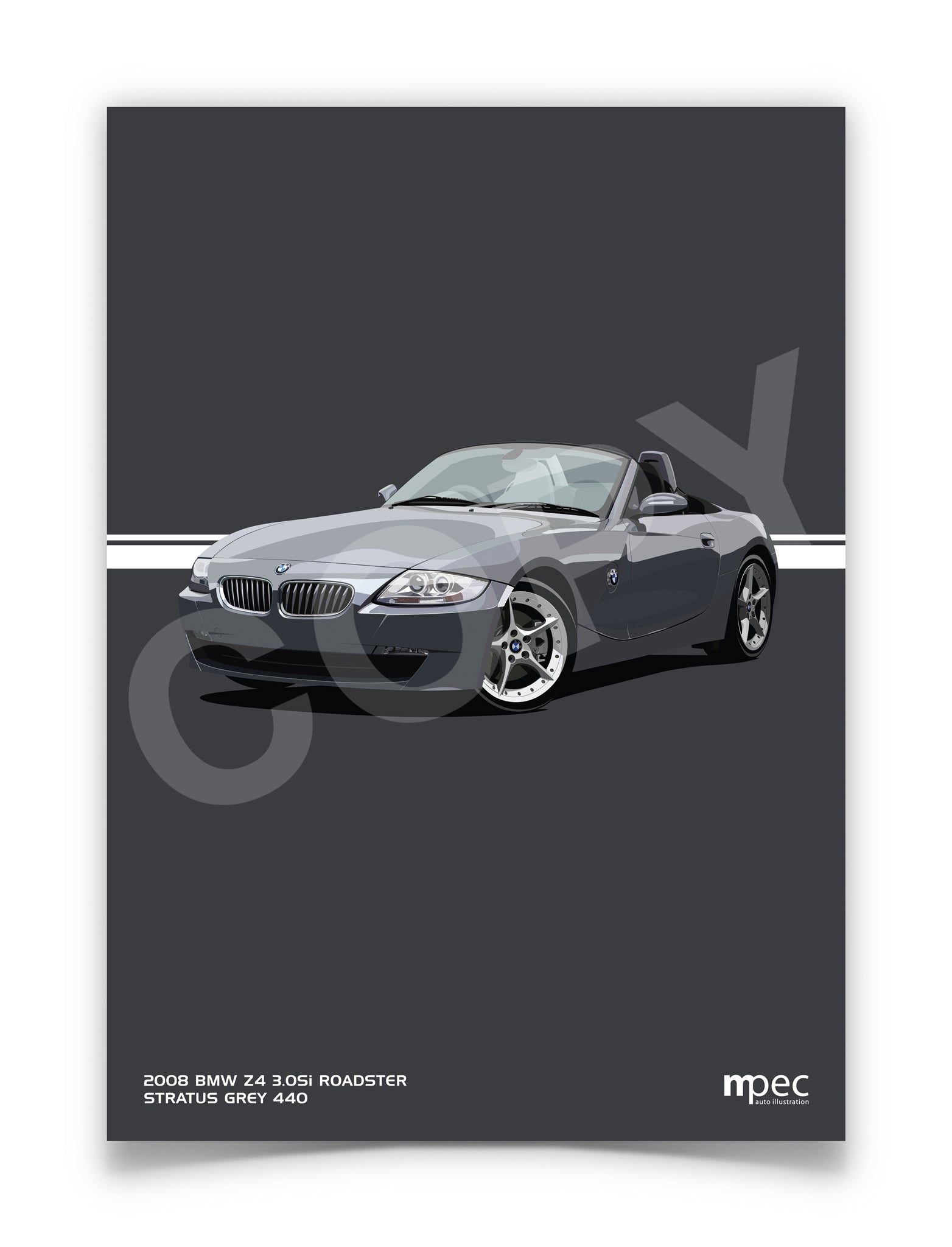 BMW Z4 Tuning Car Poster