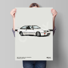 Load image into Gallery viewer, Illustration 1987 Ford Sierra RS Cosworth Diamond White B3